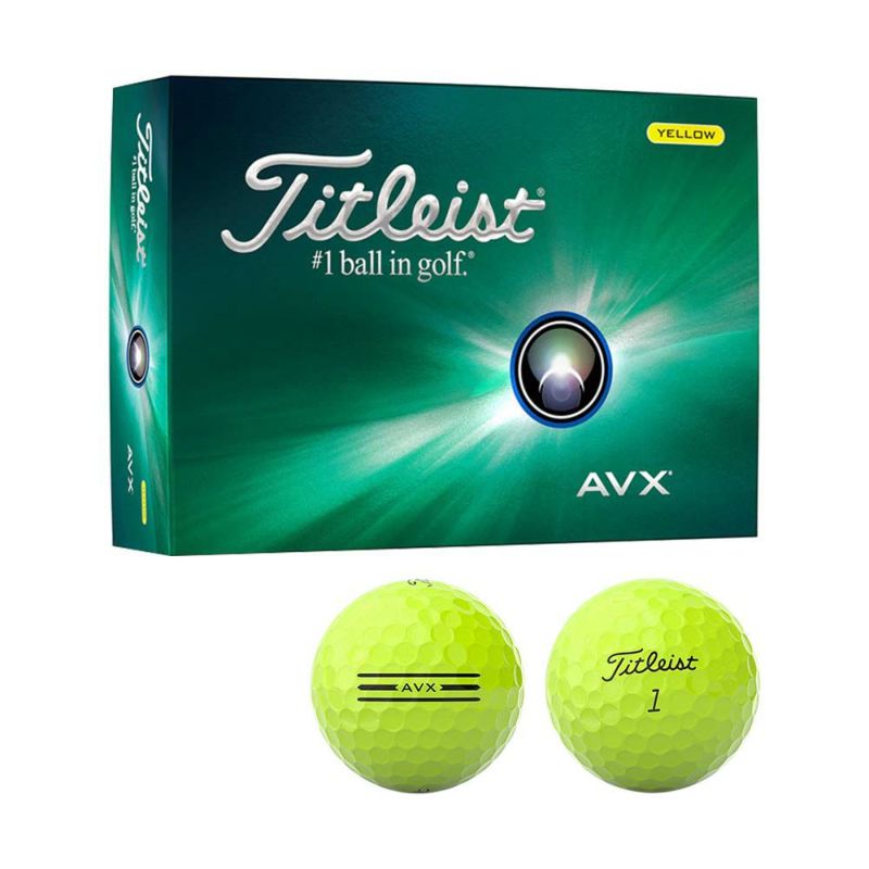 タイトリスト（Titleist） AVX ボール イエロー 1ダース 2024 | ゴルフショップ・ゴルフ通販なら二木ゴルフオンライン