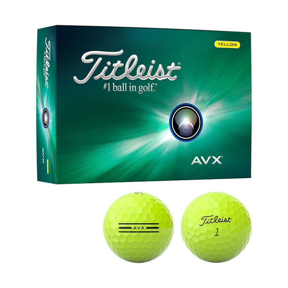 タイトリスト（Titleist） AVX ボール イエロー 1ダース 2024 | ゴルフ 