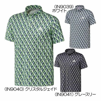 アディダス（Adidas） マルチカラードBOSプリントシャツ IKK75 メンズゴルフウェア 2024春夏