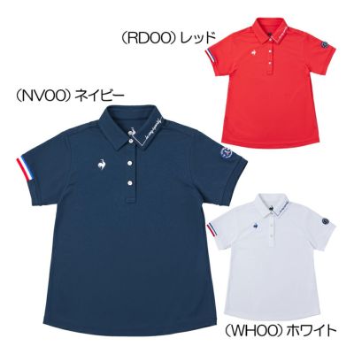 ルコック（le_coq_sportif） Aラインシルエット半袖シャツ QGWXJA00 レディースゴルフウェア 2024春夏