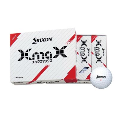 スリクソン（SRIXON） XmaX（エックスマックス）ボール ホワイト 1ダース 2024