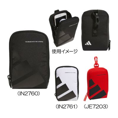 アディダス（Adidas） ボールドロゴ マルチポーチ IKC98 2025