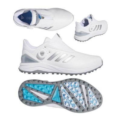 アディダス（Adidas） ソーラーモーション Boa 24 スパイクレスシューズ IF0284 ホワイト/シルバーメタリック 2024