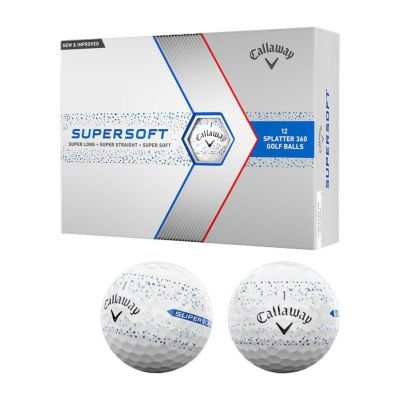 キャロウェイ（Callaway） SUPERSOFT SUPLATTER 360 ボール ブルー 1ダース 2024