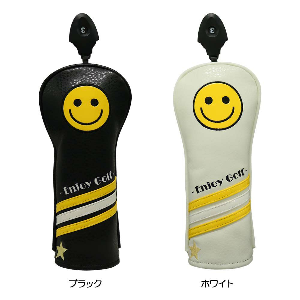 ネイビーニコちゃん☺︎❣️ゴルフヘッドカバー⛳️ハンドメイド 甘辛い