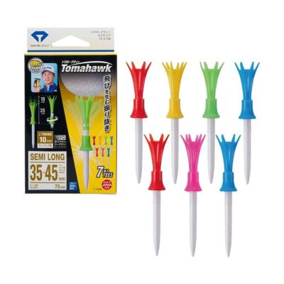 ダイヤゴルフ（DAIYA_GOLF） 【大特価市】トマホークテイーセミロング（7本入り） TE-515B 2024