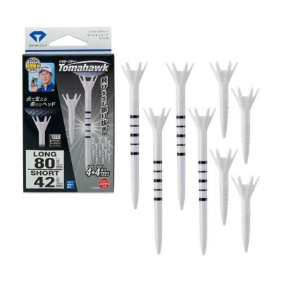 ダイヤゴルフ（DAIYA_GOLF） トマホークティ ライン＆ショート（8本入り） TE-519 2024