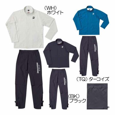 ブリヂストン（BRIDGESTONE_GOLF） 水神レインウェア（上下セット） 84G03 メンズゴルフウェア 春夏 2024 『収納袋付き』