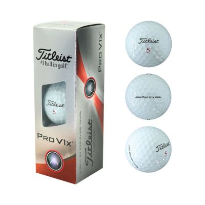 タイトリスト（Titleist） Pro V1x ボール （ハイナンバー） ホワイト 1スリーブ（3個入） 2023