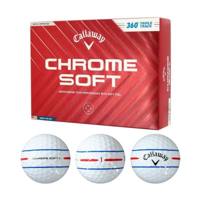 キャロウェイ（Callaway） CHROME SOFT TOUR 360° トリプル・トラック ボール ホワイト 1ダース 2024
