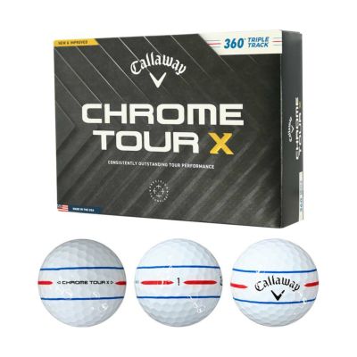 キャロウェイ（Callaway） CHROME TOUR X 360° トリプル・トラック ボール ホワイト 1ダース 2024