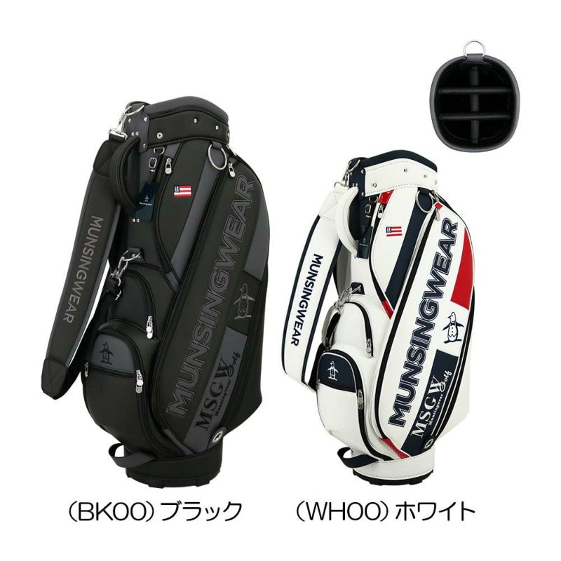 マンシングウェア(Munsingwear) 9.5型ビッグロゴ メンズキャディ
