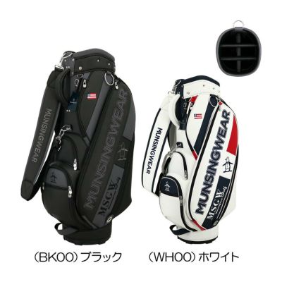 マンシングウェア(Munsingwear) 9.5型ビッグロゴ メンズキャディバッグ MG4FCB05M 2024