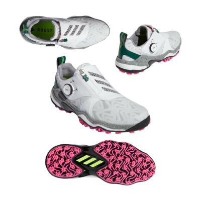 アディダス（Adidas） コードカオス25 Boa スパイクレスシューズ IG8705 ホワイト/ブラック/グリーン 2024