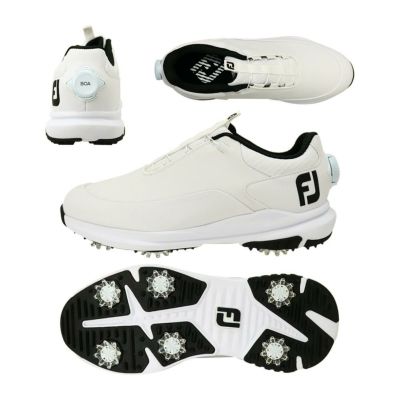 フットジョイ（FOOTJOY） ULTRAFIT Boa ソフトスパイクシューズ 56961 ホワイト/ホワイト 2024
