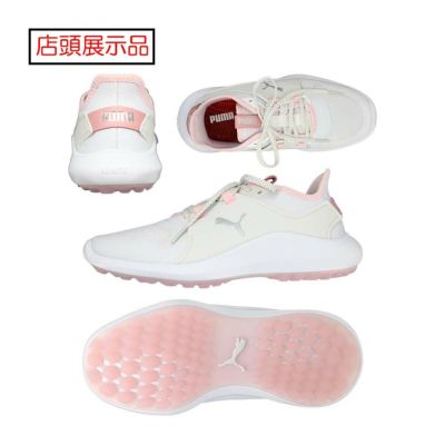 プーマ（PUMA） 【店頭展示品】イグナイト FASTEN8 レディーススパイクレスシューズ 194241 （01）ホワイト/ピンク