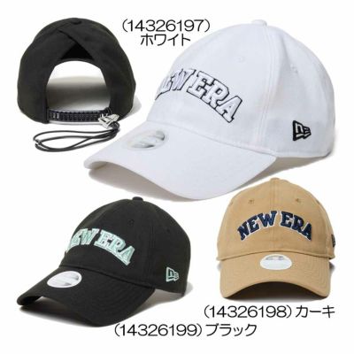 ニューエラ（New_Era） Womens 9FORTY Open Back オープンバック レディースゴルフキャップ 2024秋冬『チャーム取り外し可能』