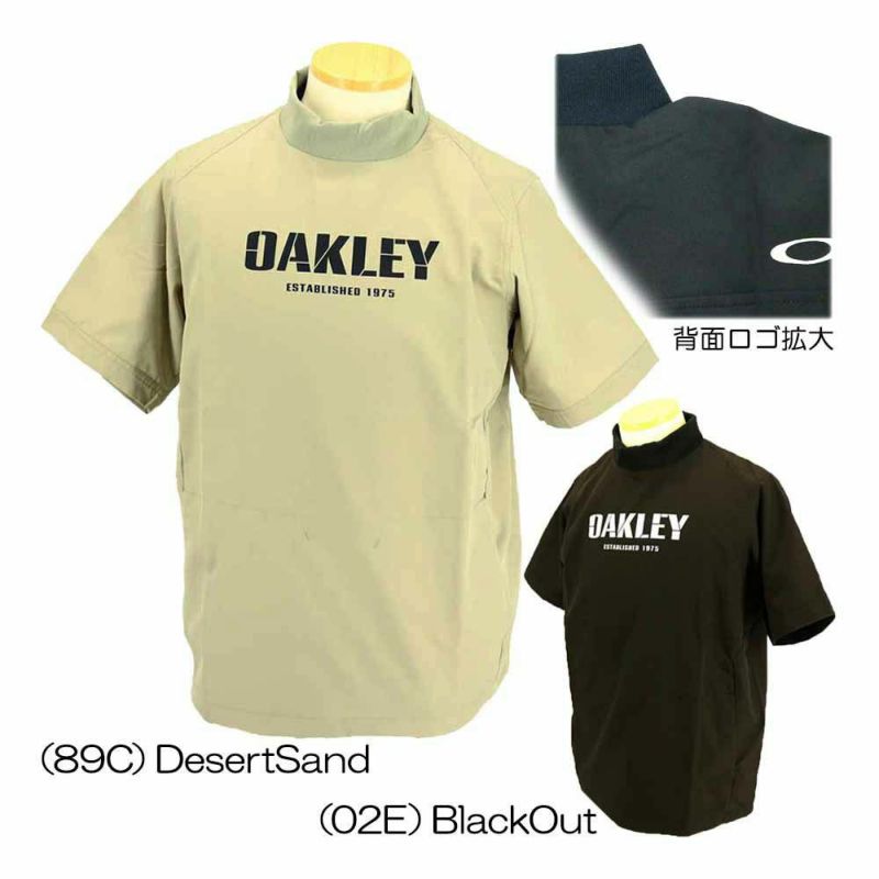 OAKLEY SS MOCK PULLOVER FOA406948 メンズゴルフウェア 2024秋冬 『半袖プルオーバー』