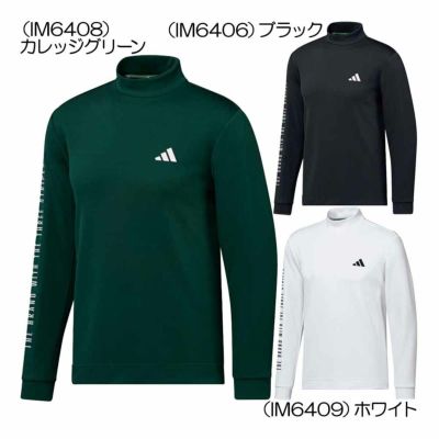 アディダス（Adidas） ワーディングモックネック長袖シャツ JTY67 メンズゴルフウェア 2024秋冬