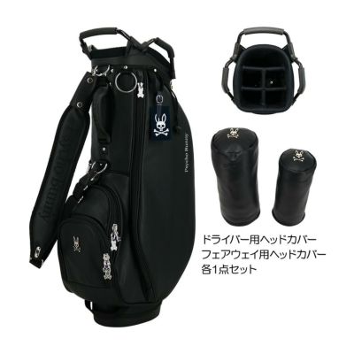サイコバニー（PsychoBunny） スタンド メンズ キャディバッグ BLACK SELECTION PBMG4FCA 2024