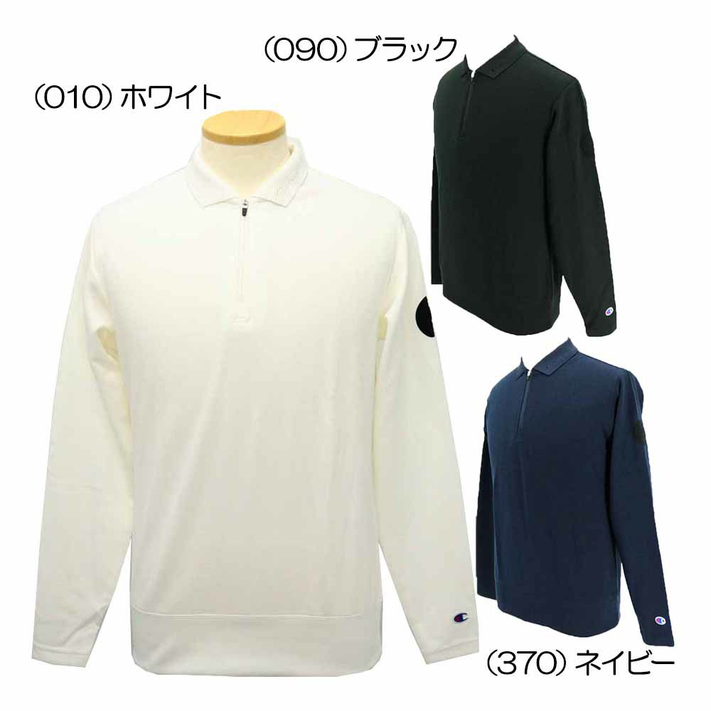 チャンピオン ゴルフ ポロシャツ ホワイト ドット XLサイズ Champion GOLF 半袖ポロシャツ チャンピオン ゴルフ 吸汗速乾 UV
