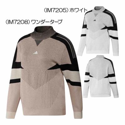 アディダス（Adidas） アーカイブグラフィックモックネック長袖セーター JSC22 レディースゴルフウェア 2024秋冬