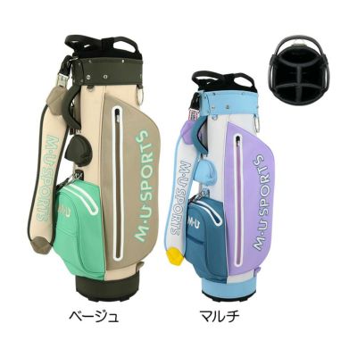 エムユースポーツ（MU_SPORTS） マルチニュアンスカラー キャディバッグ レディース 703Q1104 2024【最終処分価格】