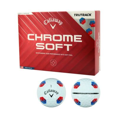 キャロウェイ（Callaway） CHROME SOFT TRUTRACK ボール ホワイト 1ダース 2024