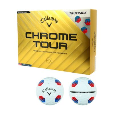 キャロウェイ（Callaway） CHROME TOUR TRUTRACK ボール ホワイト 1ダース 2024