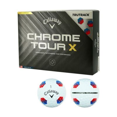 キャロウェイ（Callaway） CHROME TOUR X TRUTRACK ボール ホワイト 1ダース 2024