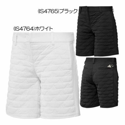 アディダス（Adidas） WIND. RDY 保温 中わた BOS ロゴ キルトショートパンツ JTY83 レディースゴルフウェア 2024秋冬