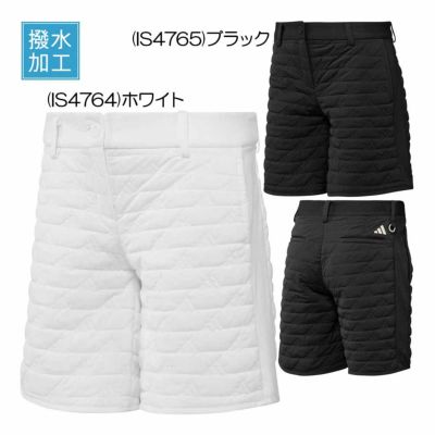アディダス（Adidas） WIND. RDY 保温 中わた BOS ロゴ キルトショートパンツ JTY83 レディースゴルフウェア 2024秋冬