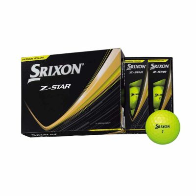 スリクソン（SRIXON） Z-STAR ボール プレミアムパッションイエロー 1ダース 2025