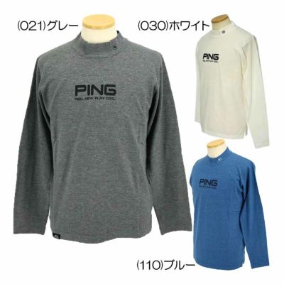 ピン（PING） ロゴプリント長袖ハイネックニット621-4275001 メンズゴルフウェア 2024秋冬【最終処分価格】
