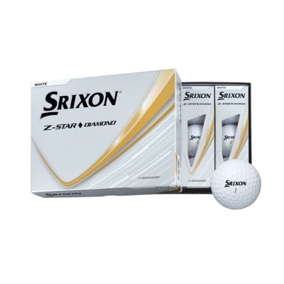 スリクソン（SRIXON） （オウンネームサービス）Z-STAR DIAMOND ボール ホワイト 1ダース 2025【納期約2～3週間】