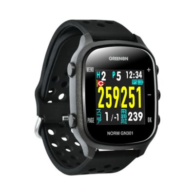 グリーンオン（GREENON） ザ・ゴルフウォッチ（The Golf Watch） ノルム GN301 G020U 2024『ウォッチ型GPS計測器』