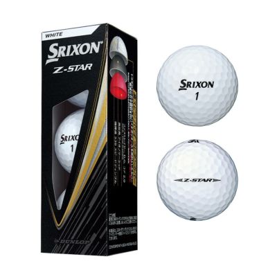 スリクソン（SRIXON） Z-STAR ボール ホワイト 1スリーブ(3個入) 2025