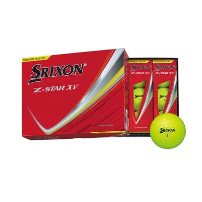 スリクソン（SRIXON） Z-STAR XV ボール プレミアムパッションイエロー 1ダース 2025