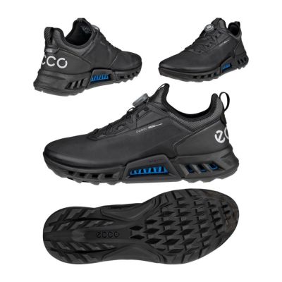 エコー（ecco） ゴルフシューズ メンズ BIOM C4 SHOE BOA スパイクレス 130424 （01001）BLACK  2022