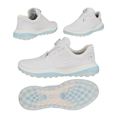 エコー（ecco） ゴルフシューズ レディース LT1 BOA スパイクレス 132763 （01007）WHITE  2024