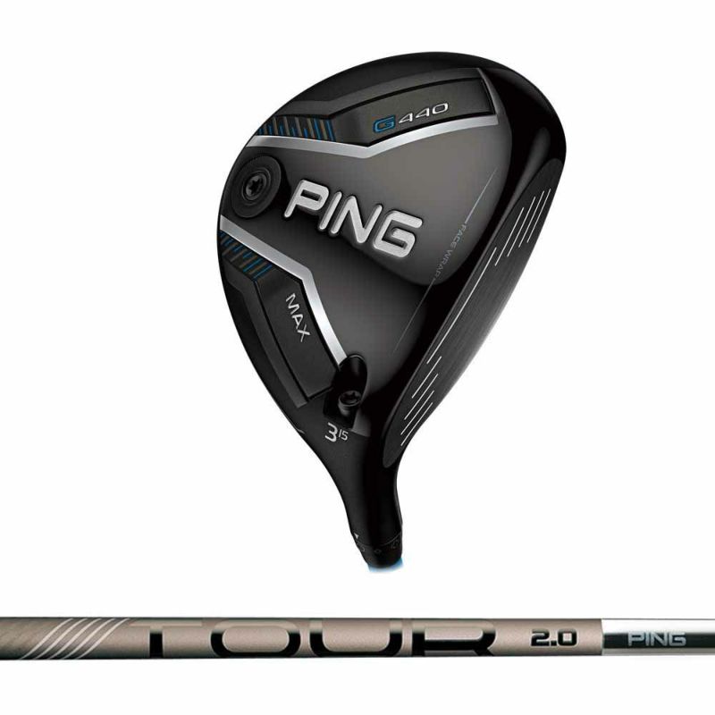 G440 MAX フェアウェイウッド PING TOUR 2.0 CHROME 65 カーボンシャフト 2025