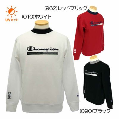 チャンピオン（Champion） ロングスリーブモックネックシャツ C3-BG401 メンズゴルフウェア 2025春夏