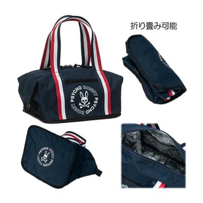 サイコバニー（PsychoBunny） THERMO FOLDABLE ラウンドバッグ(保冷・保温機能付き)  PBMG5SBG 2025