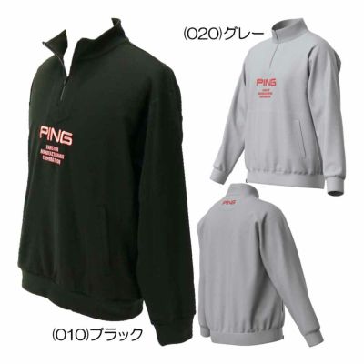 ピン（PING） ダンボール ハーフジップカットソー 621-5162101 メンズウェア 春夏 2025