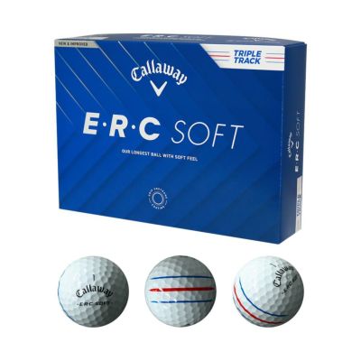 キャロウェイ（Callaway） ERC SOFT トリプル・トラック ボール ホワイト 1ダース 2025