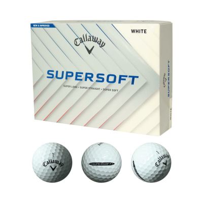 キャロウェイ（Callaway） SUPERSOFT ボール  ホワイト 1ダース 2025