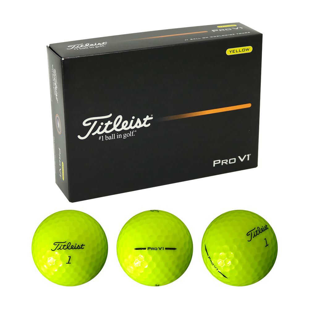 タイトリスト（Titleist） Pro V1 ボール イエロー 1ダース 2025 