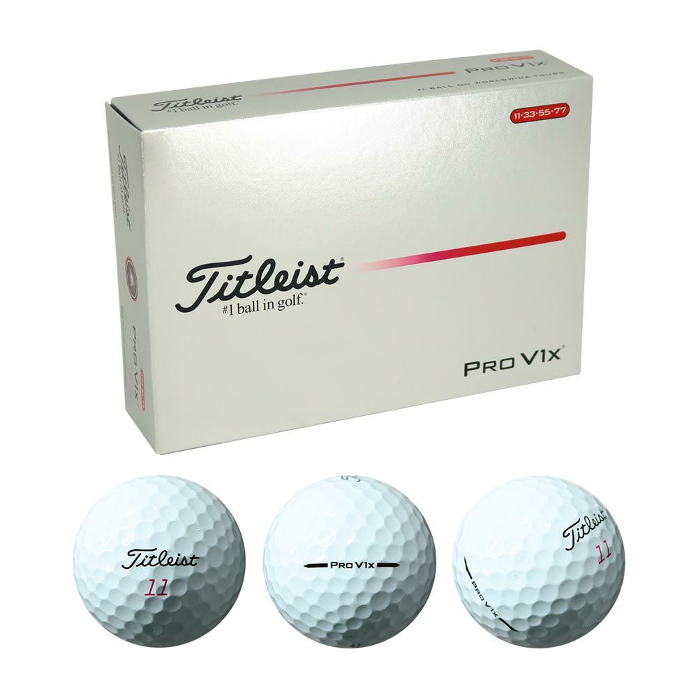 タイトリスト（Titleist） Pro V1x ボール （ダブルナンバー 