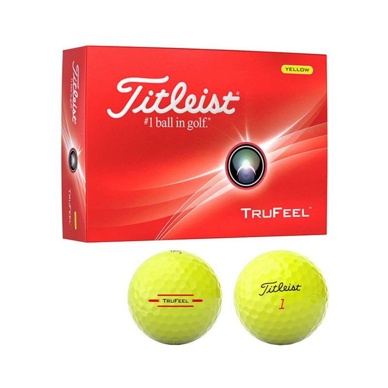 タイトリスト（Titleist） TRUFEEL ボール イエロー 1ダース