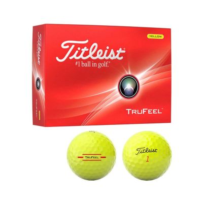 タイトリスト（Titleist） TRUFEEL ボール イエロー 1ダース 2024
